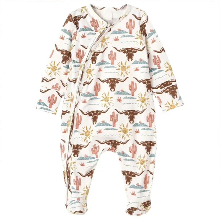 China Ethical Manufacturing Wholesale Bamboo Girls Sleepers Private Label Service