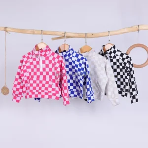 ODM OEM Hooded Zipper Jacket Spring and Autumn Baby Jacket Boys and Girls Windproof  Jacket