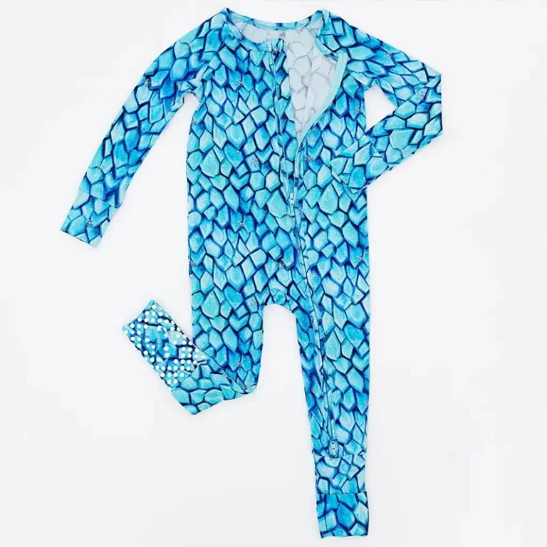 Custom Digital Print Baby Pajamas Eco-friendly