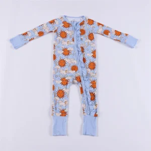 Baby Rompers Wholesale Christmas Pajamas New Born Baby Clothes Girls Bamboo Romper
