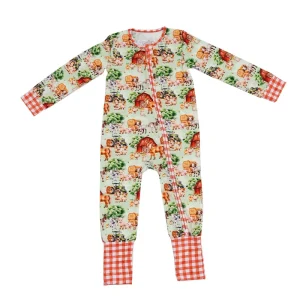 Custom Print Baby Clothes Organic Cotton Romper Babi Eco Friendly Newborn Sleep Suits Baby Pajamas Newborn Onesie Sleepwear