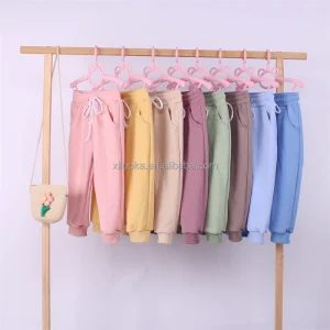 New Style Children's Autumn Winter Trousers Texture Casual Long Pants High Quality Multi-color Jogger