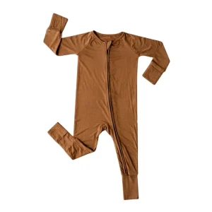 Organic Bamboo Baby Rompers Infant Two-way Zip Rompers Baby Onesie Organic Infant Sleepsuit 100% Bamboo Fiber Toddler Zip Onesie