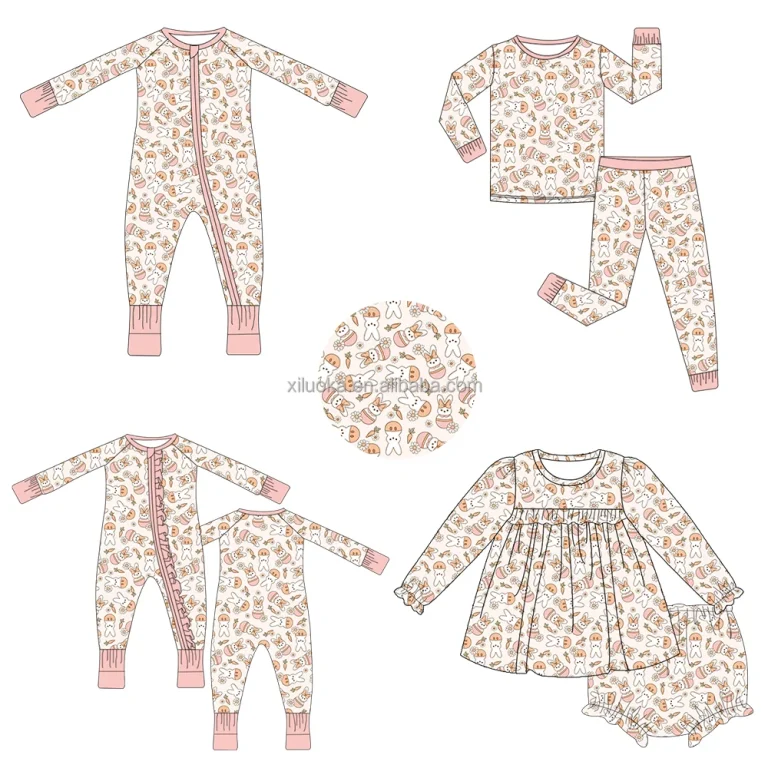 Unique Pajamas Clothes Pajama Girl Baby Baby Private Label Service Small Batch Collections