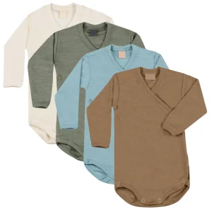 Organic Merino Wool Baby Onesie Pajamas Newborn Onesie Bodysuit Eco Friendly Infant Bodysuit Custom Merino Wool Baby Clothes