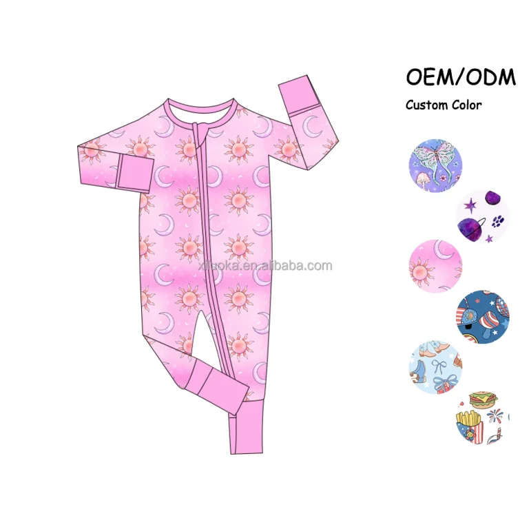 Unique Bamboo Pajamas Designer Kids Private Label Service Small Batch Collections for Mode