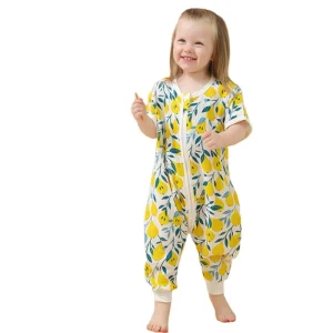 Organic Cotton Baby Rompers Custom Baby Onesie Sleepwear Babies Eco Friendly Zip up Sleep Suit Newborn Onesie Infant Clothes