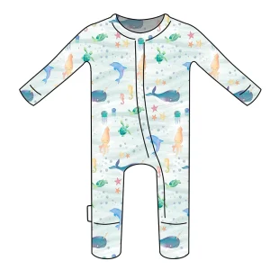 Toddler Romper Jumpsuit Two Way Zip Sleepsuit Bamboo Infant Clothes Baby Rompers Eco-friendly Infants Romper