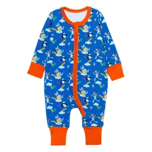 Infant  Long Sleeve Romper Jumpsuit Two Way Zip Sleepsuit Bamboo Clothes Baby Rompers Eco-friendly Infants Romper