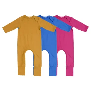 Custom Baby Romper Bamboo Pajamas Sustainable Sleep Wear for Baby Clothes Print Long Sleeve Newborn Sleepsuit Infant Onesie