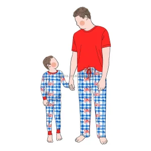 Custom 95% Bamboo Boutique Western Print Baby Clothing Toddles Sleeper Wear Bamboo Pajamas
