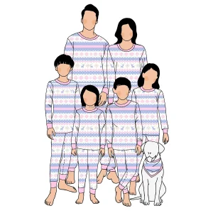 Custom Bamboo Clothing Manufacturer Low Moq Family Matching Christmas Pajama Sets Wholesale Kids Pajamas
